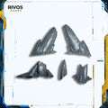 Warhammer Soulblight Gravelords Vampire Lord on Dragon Rocks - Bits (Bitz)