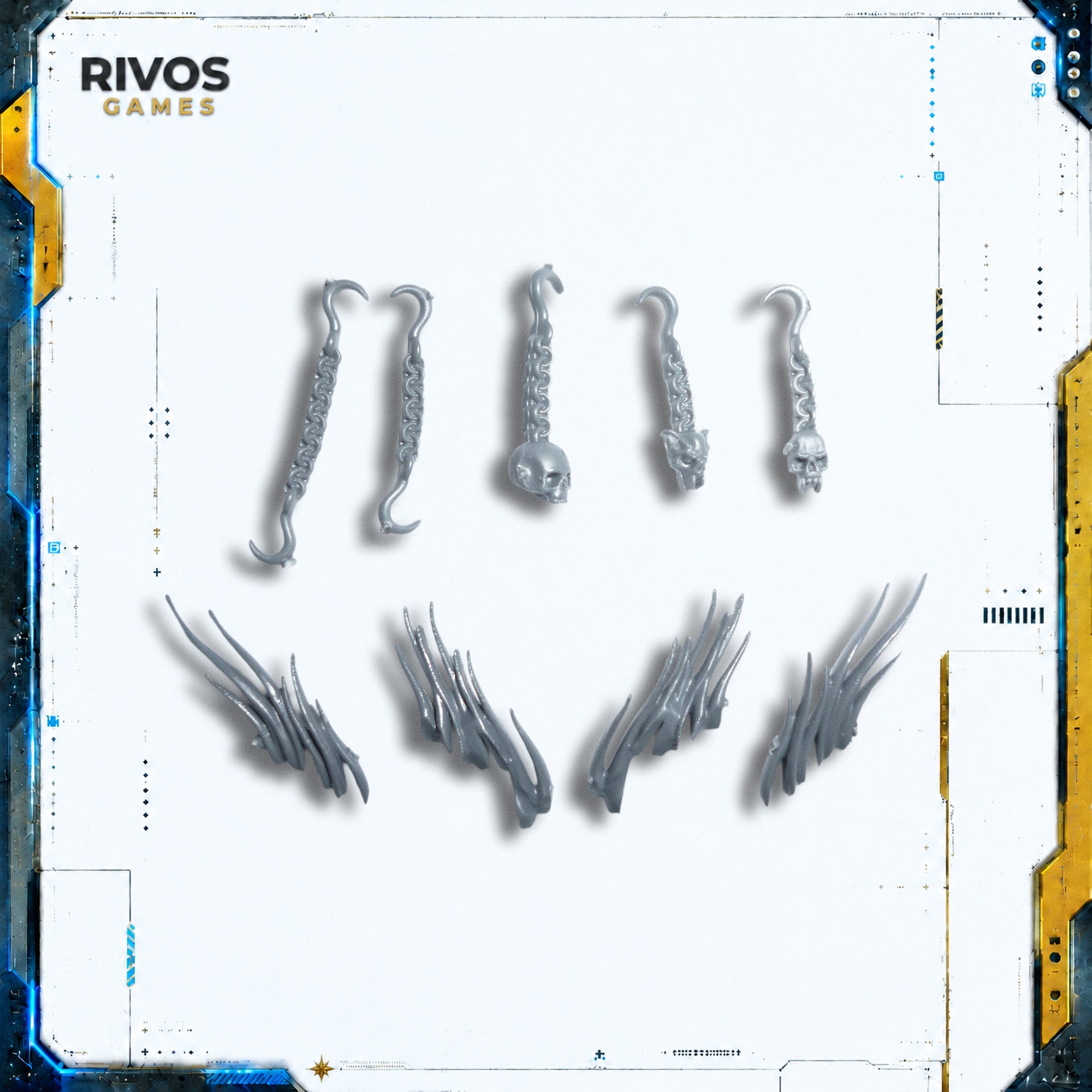 Warhammer Soulblight Gravelords Vampire Lord Dragon Accessories - Bits (Bitz)