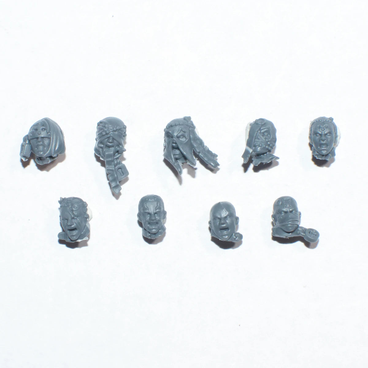 Warhammer 40K Adepta Sororitas Repentia Squad Heads x 9 Bits Bitz
