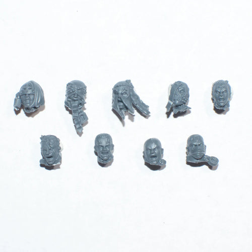 Warhammer 40K Adepta Sororitas Repentia Squad Heads x 9 Bits Bitz