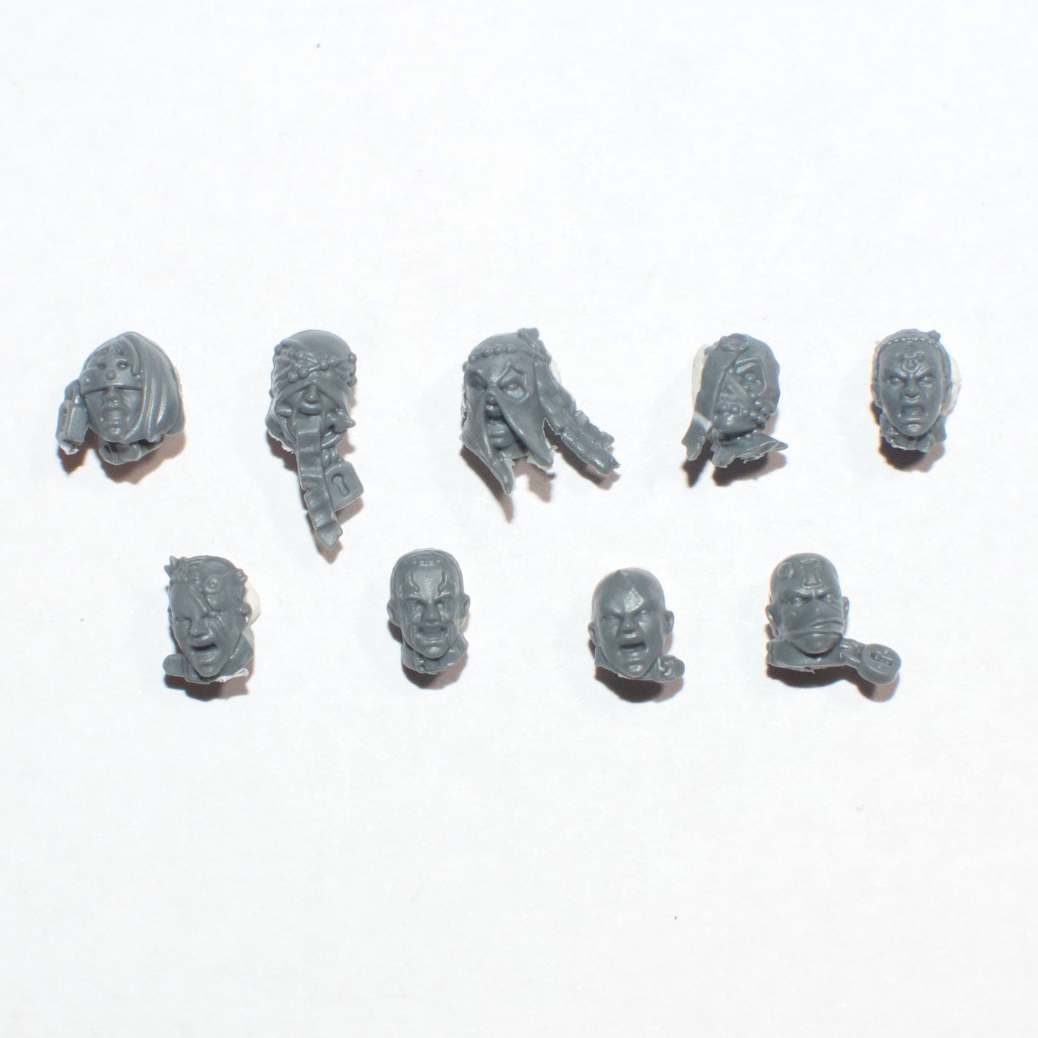 Adepta Sororitas Repentia Squad Heads x 9 - Warhammer - Conversion Part