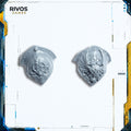 Warhammer 40K Adeptus Custodes Custodian Guard Shoulder Pads x 2 A - Bits (Bitz)
