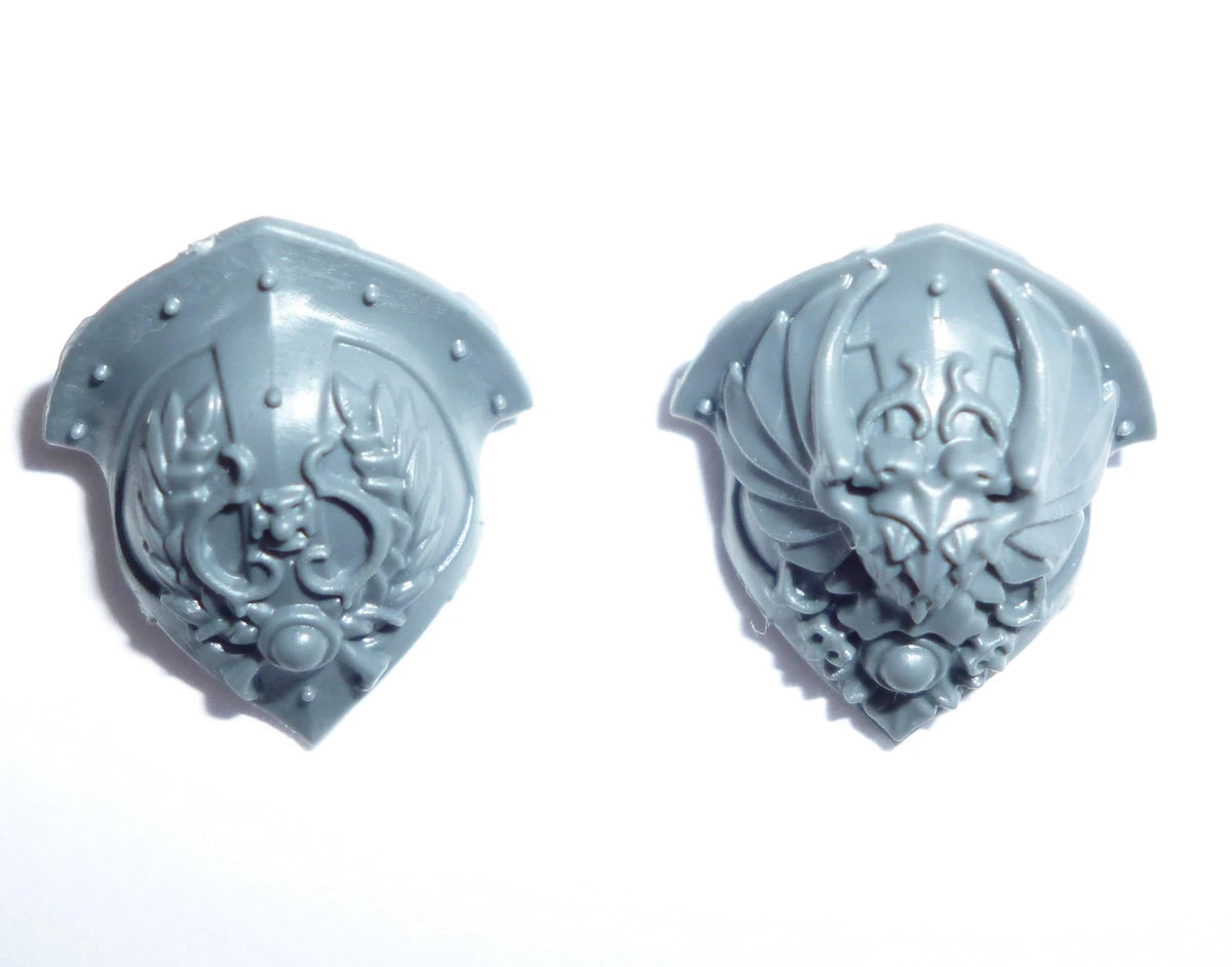 Warhammer 40K Adeptus Custodes Custodian Guard Shoulder Pads x 2 C Bits Bitz