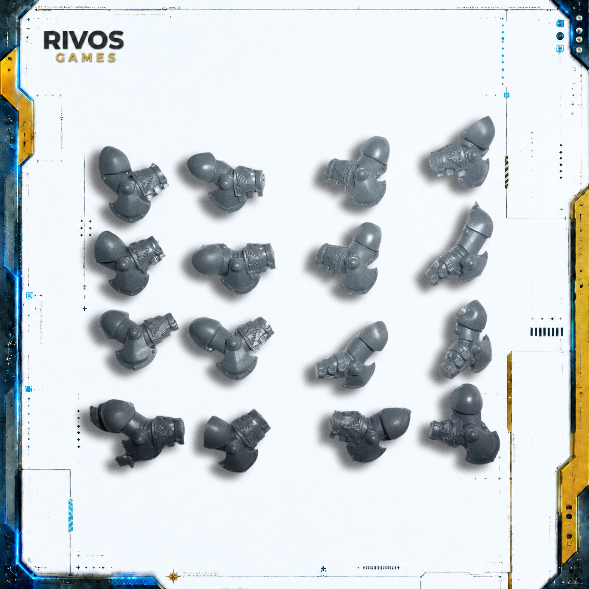 Warhammer 40K Adeptus Custodes Custodian Guard Arms x 16 - Bits (Bitz)