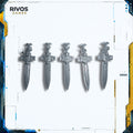 Warhammer 40K Adeptus Custodes Custodian Guard Sentinel Blade x 5 - Bits (Bitz)