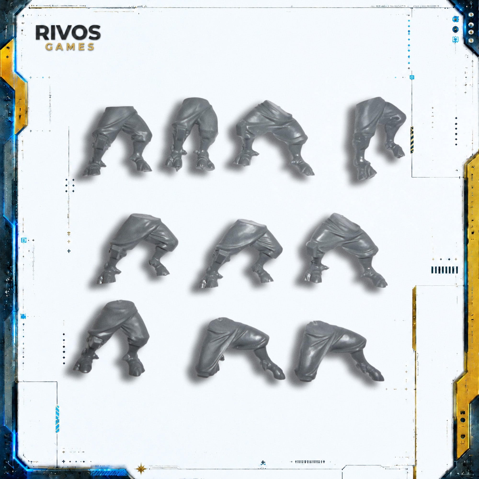 Warhammer 40K Tau Empire Pathfinder Team Legs x 10 - Bits (Bitz)
