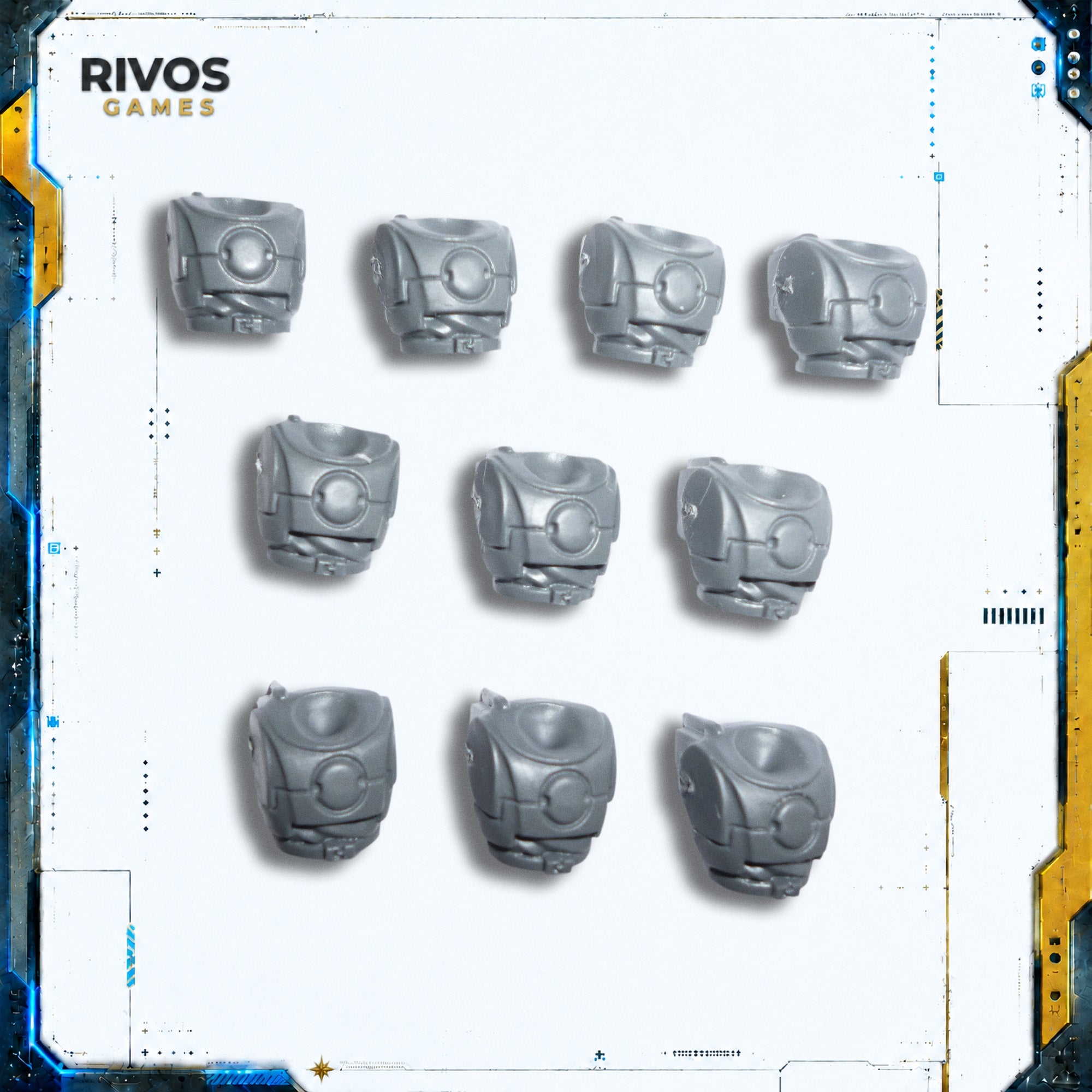 Warhammer 40K Tau Empire Pathfinder Team Torso x 10 - Bits (Bitz)