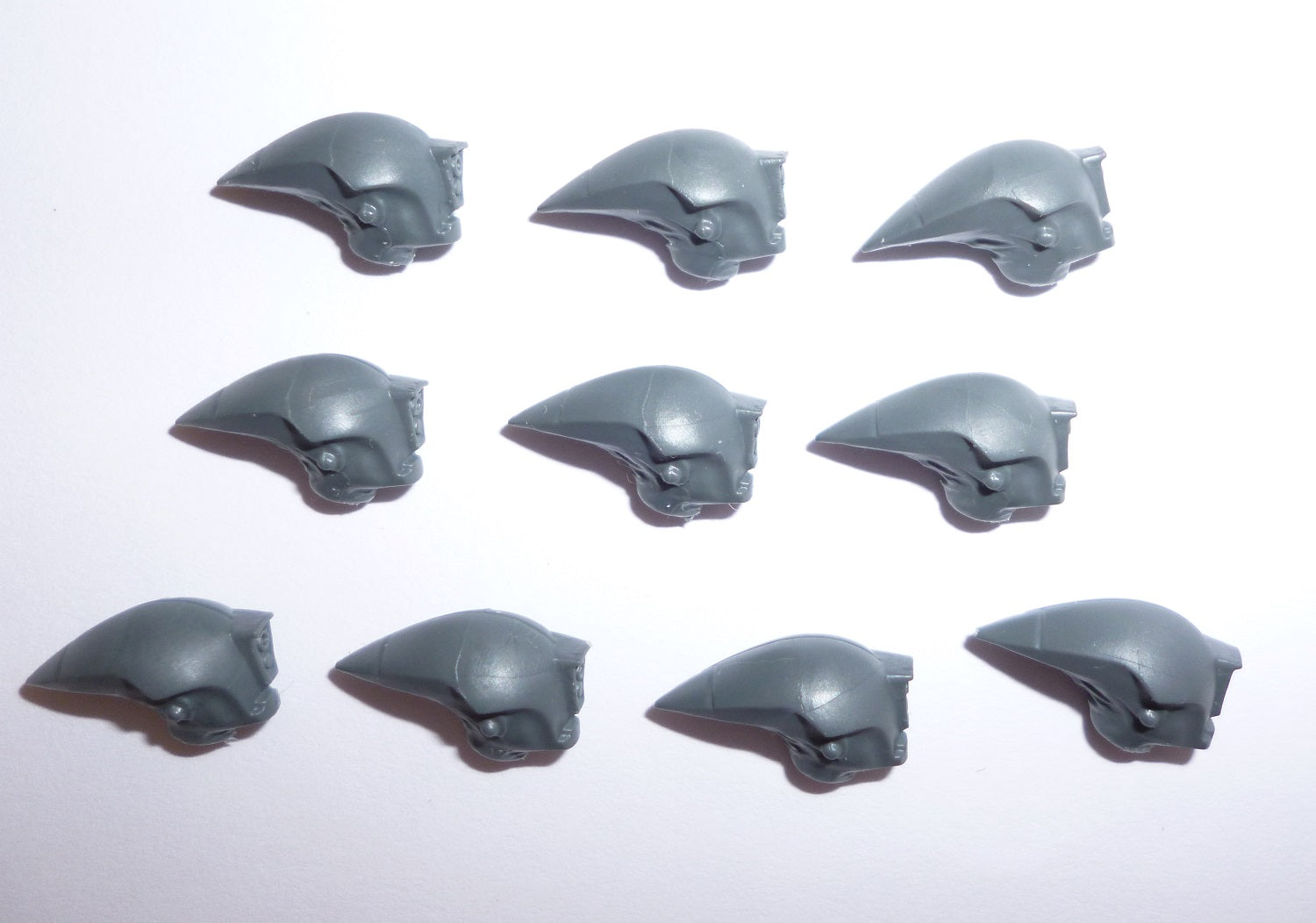 Tau Empire Pathfinder Team Heads x 10 - Warhammer - Spare Part