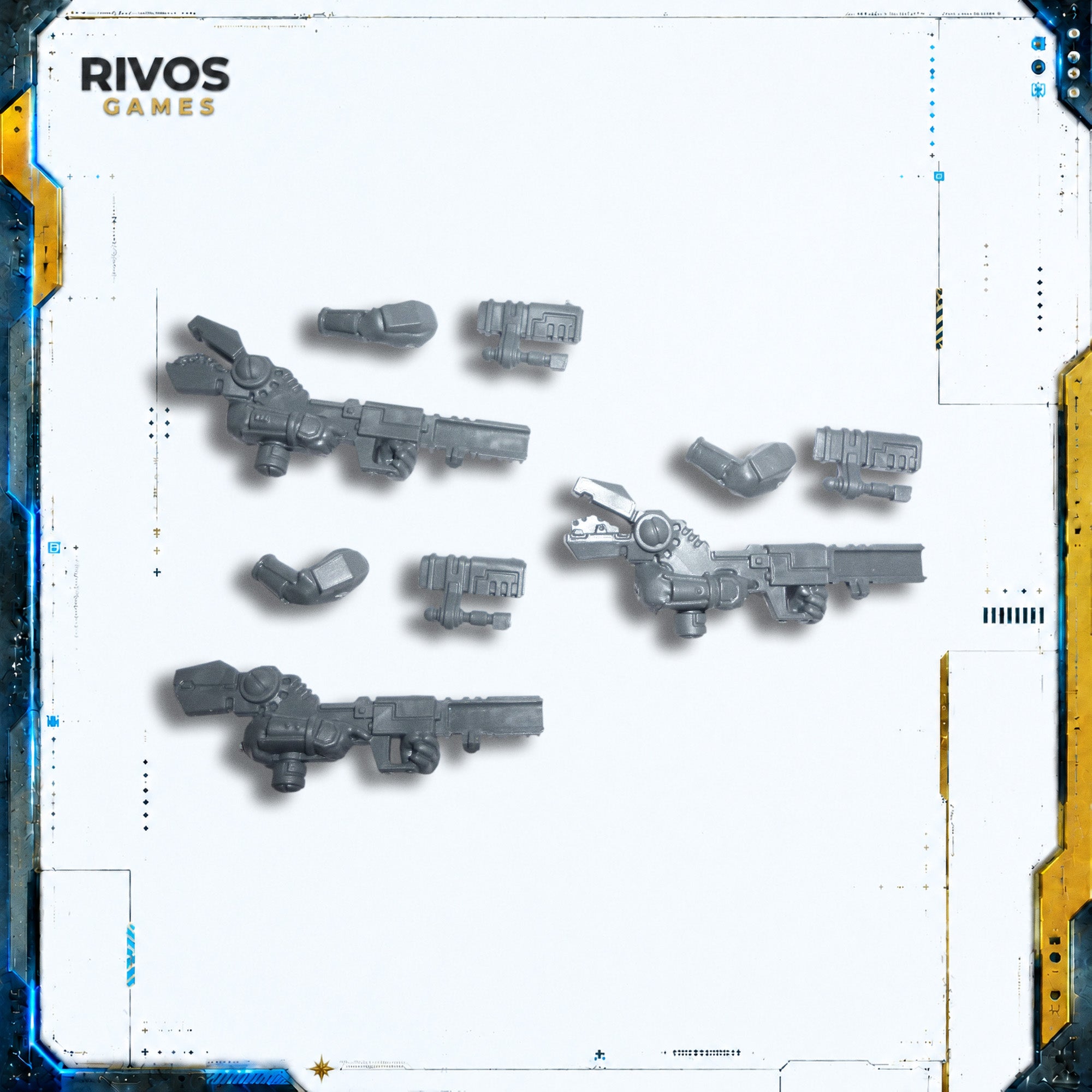 Warhammer 40K Tau Empire Pathfinder Team Ion Rifles x 3 - Bits (Bitz)