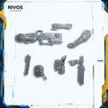 Warhammer 40K Tau Empire Pathfinder Team Shas ui Head and Weapons - Bits (Bitz)