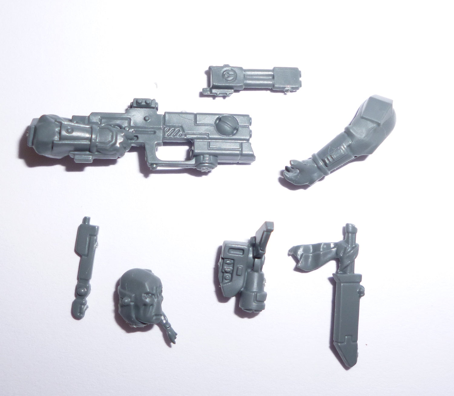 Tau Empire Pathfinder Team Shas ui Head and Weapons - Warhammer - Kitbash Bit