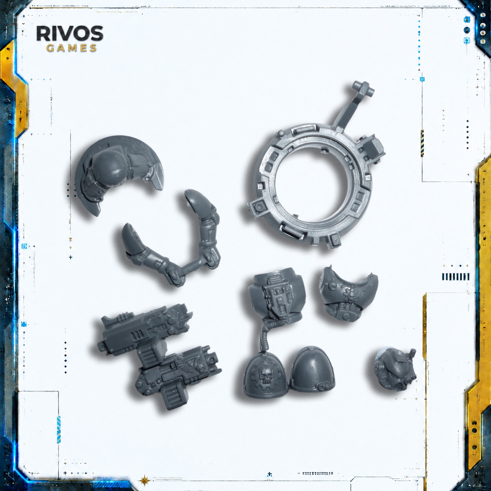 Warhammer 40K Space Marines Rhino Razorback Gunner - Bits (Bitz)