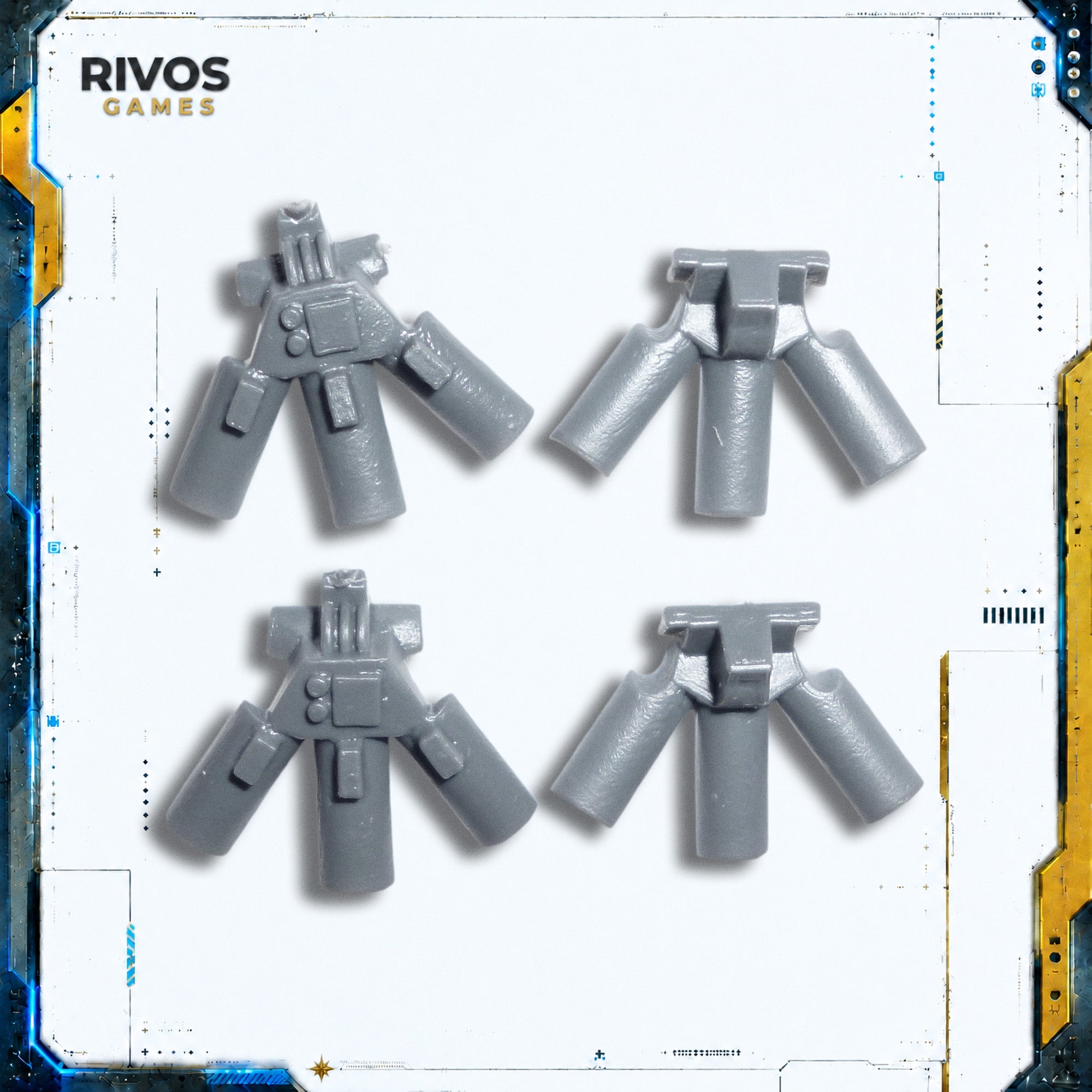 Warhammer 40K Space Marines Rhino Razorback Smoke Launchers x 2 - Bits (Bitz)