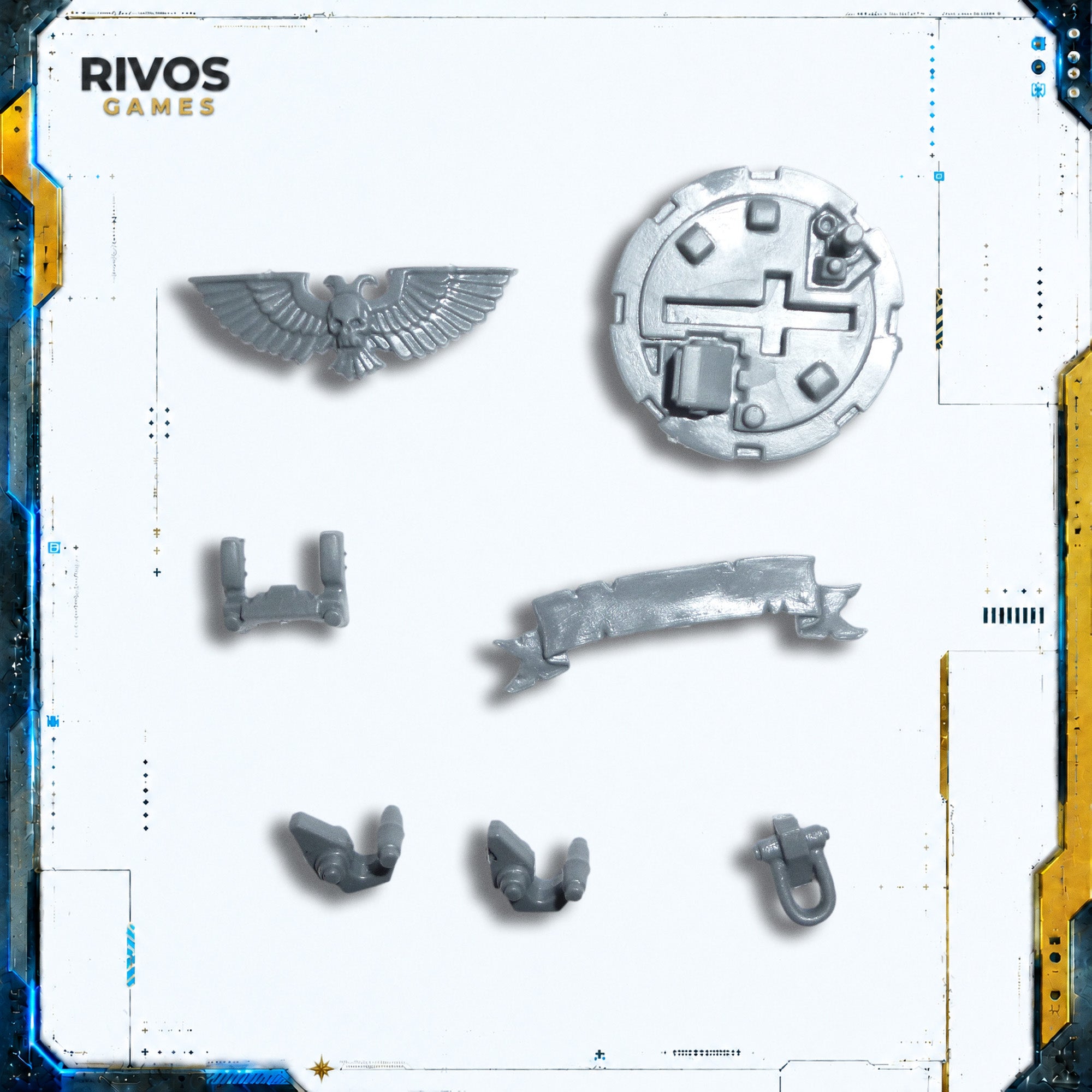 Warhammer 40K Space Marines Rhino Razorback Accessories - Bits (Bitz)