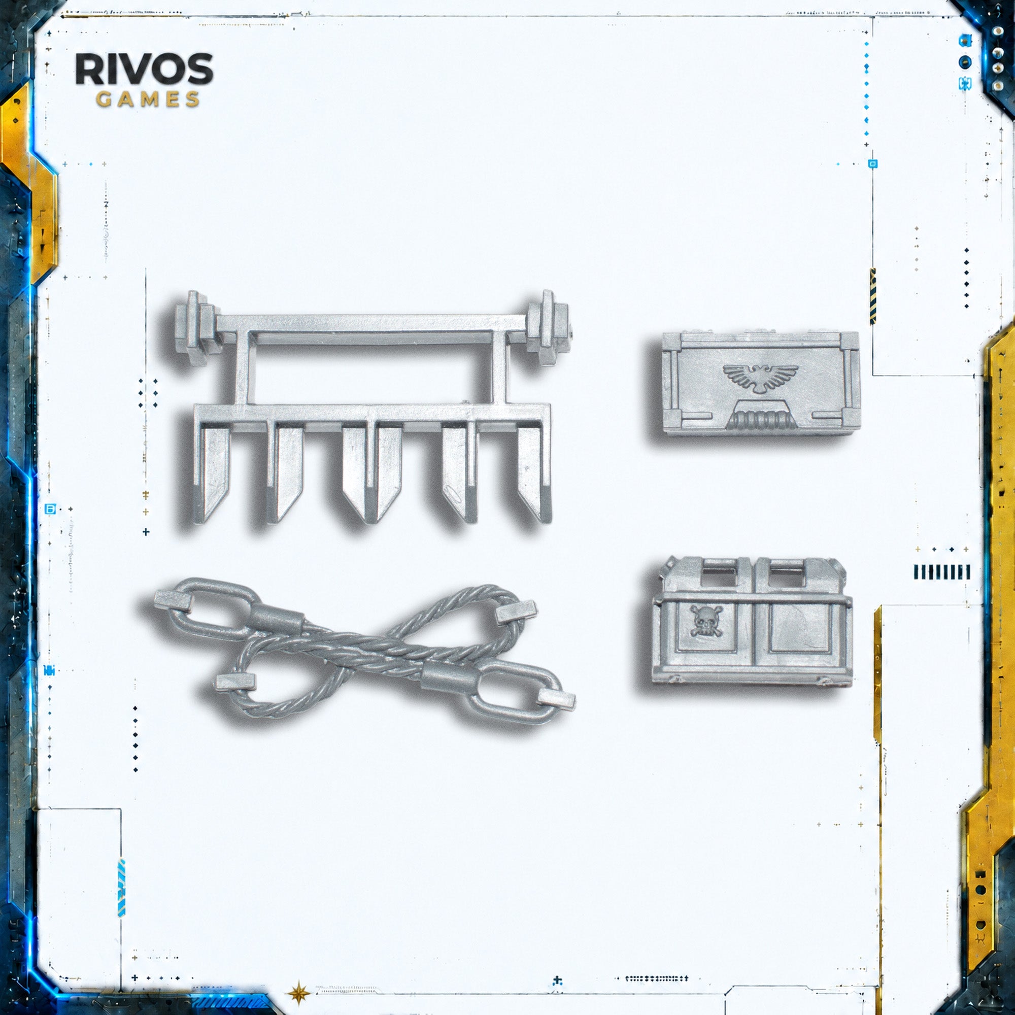 Warhammer 40K Space Marines Rhino/Razorback Accessories B - Bits (Bitz)
