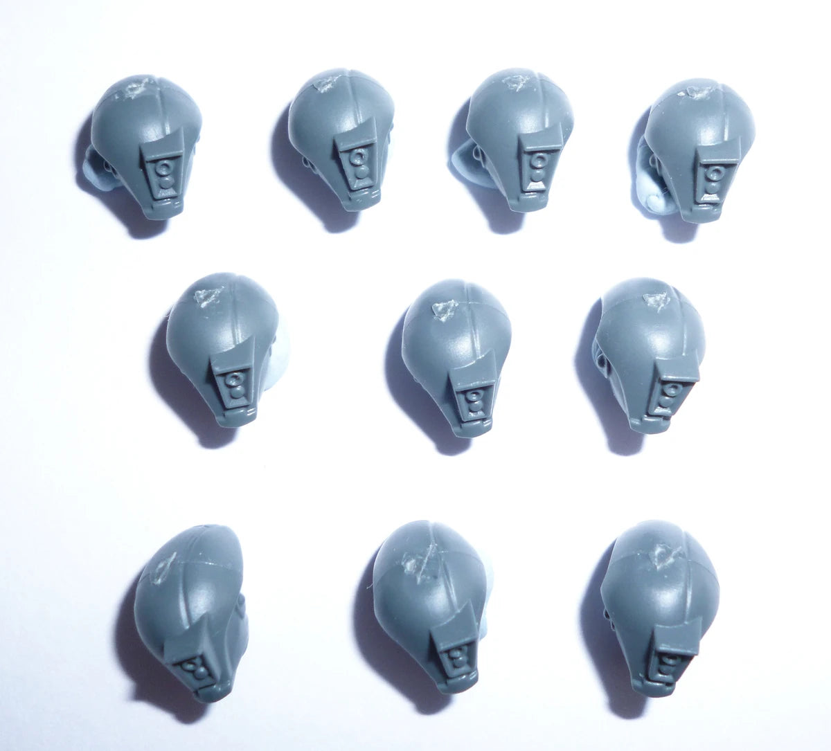 Warhammer 40K Tau Empire Fire Warriors Heads x 10 A Bits Bitz
