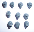 Warhammer 40K Tau Empire Fire Warriors Heads x 10 B Bits Bitz