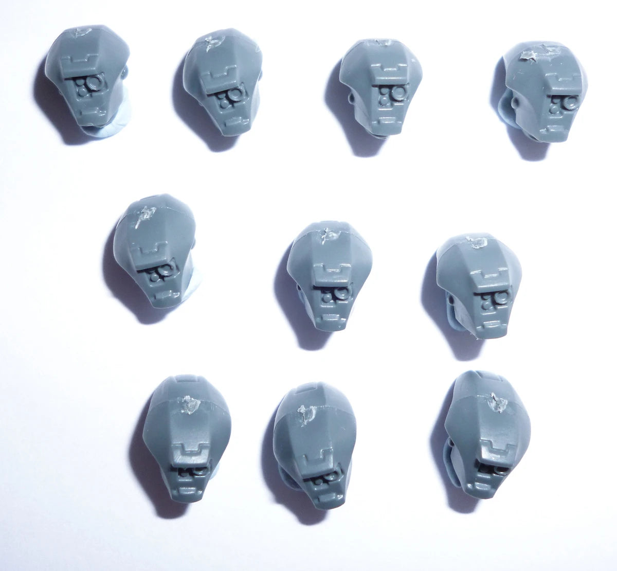 Warhammer 40K Tau Empire Fire Warriors Heads x 10 B Bits Bitz