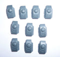 Warhammer 40K Tau Empire Fire Warriors Left Shoulder Pads x 10 A Bits Bitz