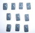 Warhammer 40K Tau Empire Fire Warriors Left Shoulder Pads x 10 B Bits Bitz