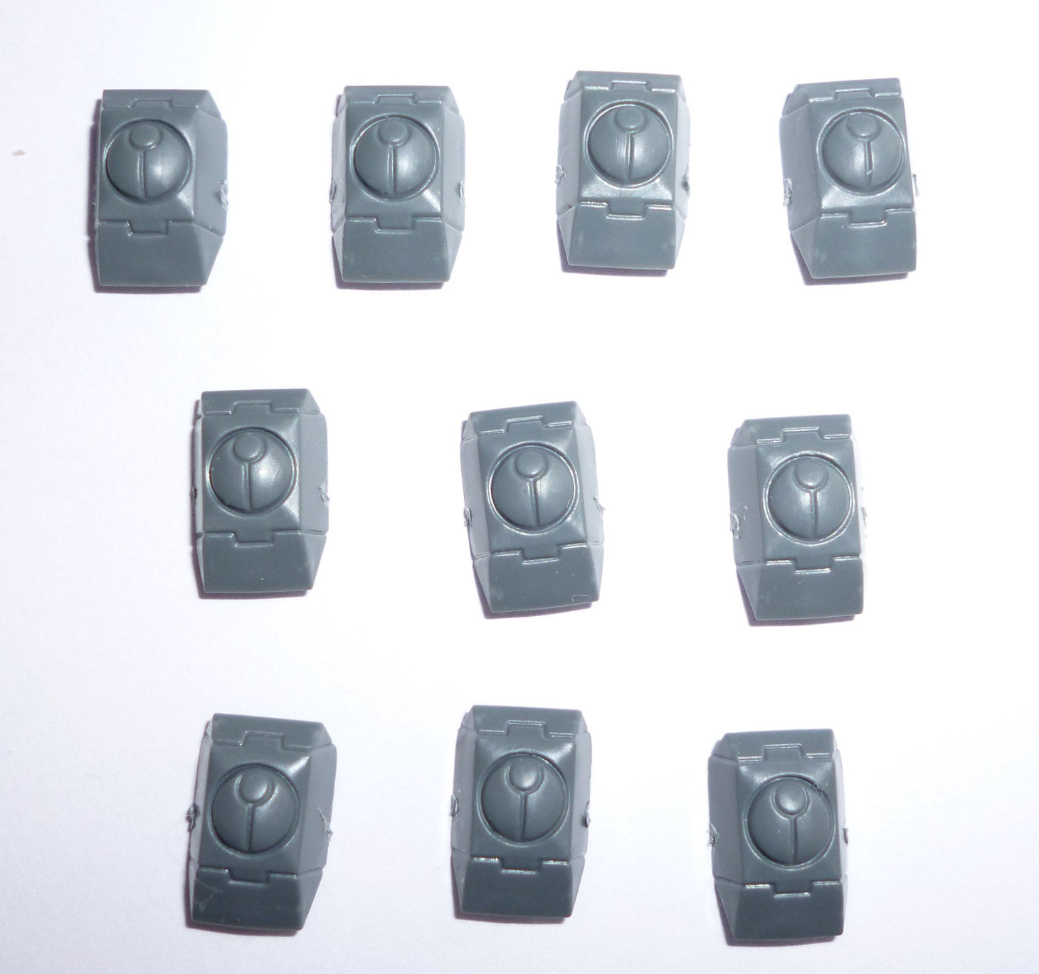 Tau Empire Fire Warriors Left Shoulder Pads x 10 B - Warhammer - Spare Part