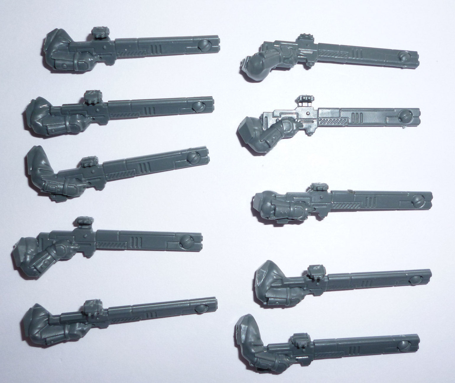 Tau Empire Fire Warriors Pulse Rifles x 10 - Warhammer - Kitbash Bit