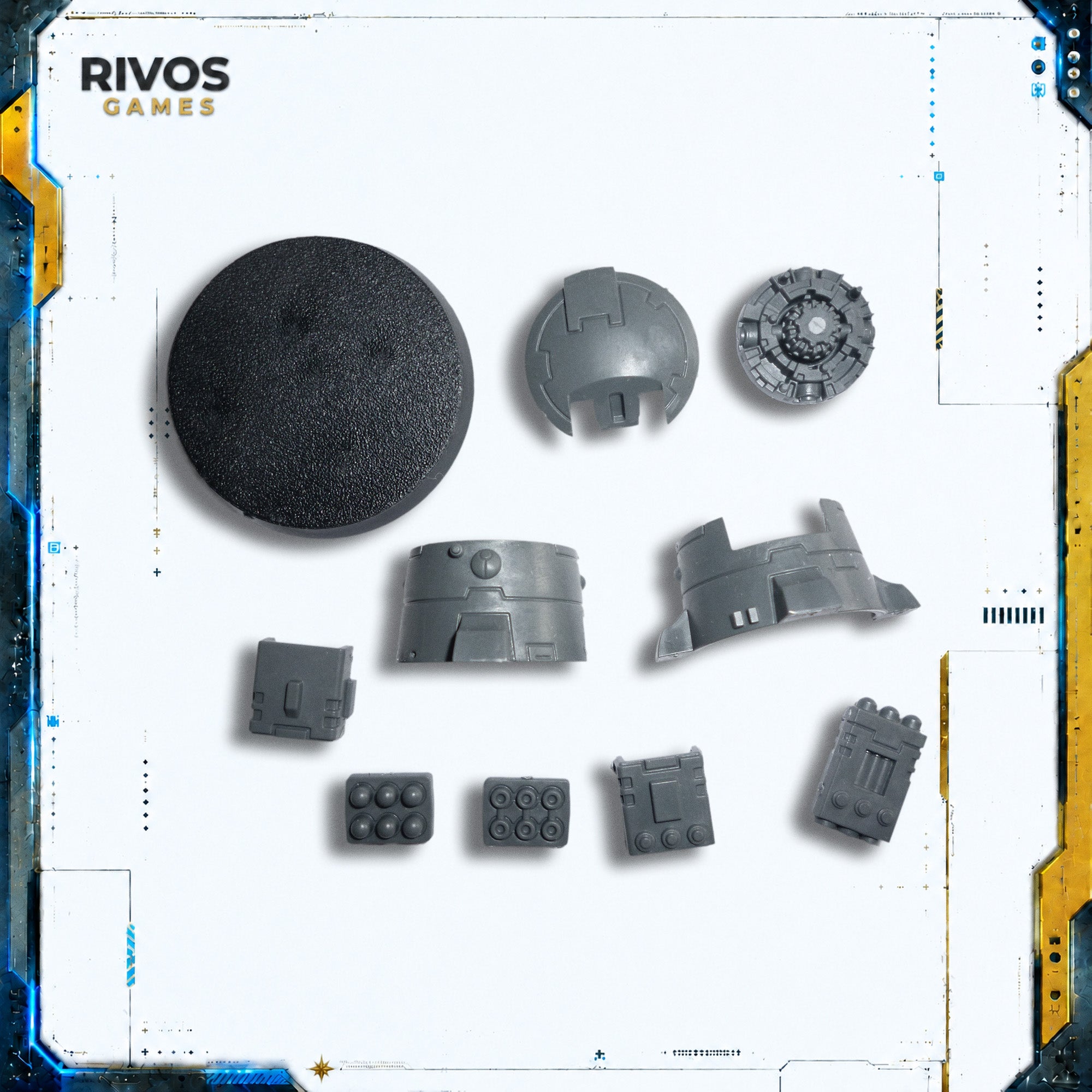 Warhammer 40K Tau Empire Fire Warriors DS8 Tactical Support Turret - Bits (Bitz)