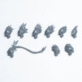 Warhammer 40K Drukhari Scourges Heads x 9 Bits Bitz