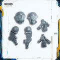 Warhammer 40K Tau Empire xV8 Crisis Battlesuits Legs A - Bits (Bitz)