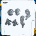 Warhammer 40K Tau Empire xV8 Crisis Battlesuits Legs B - Bits (Bitz)