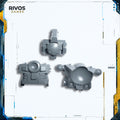 Warhammer 40K Tau Empire xV8 Crisis Battlesuits Upper Torso - Bits (Bitz)