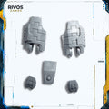 Warhammer 40K Tau Empire xV8 Crisis Battlesuits Leg Armour B - Bits (Bitz)