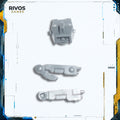 Warhammer 40K Tau Empire xV8 Crisis Battlesuits Head A - Bits (Bitz)