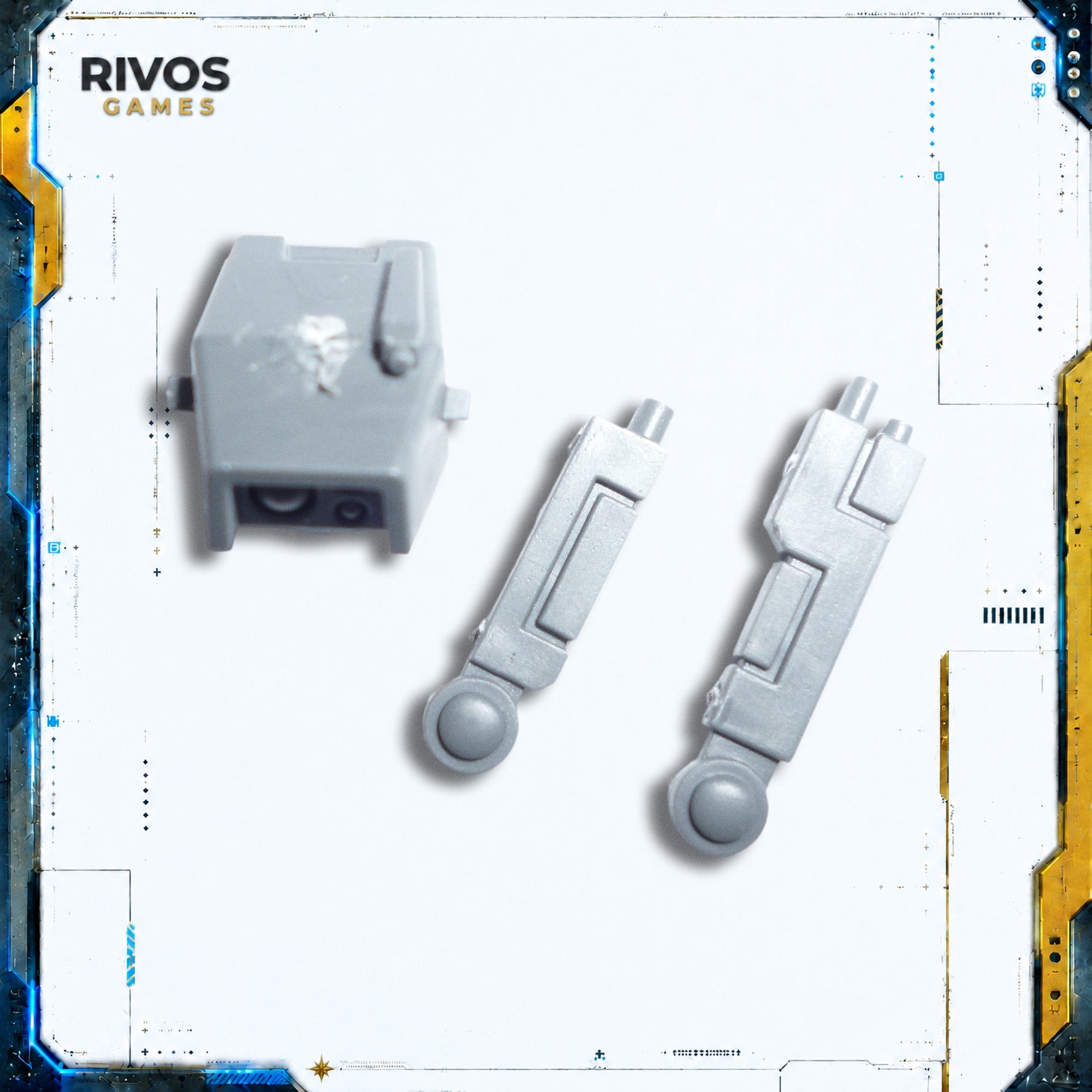 Warhammer 40K Tau Empire xV8 Crisis Battlesuits Head B - Bits (Bitz)