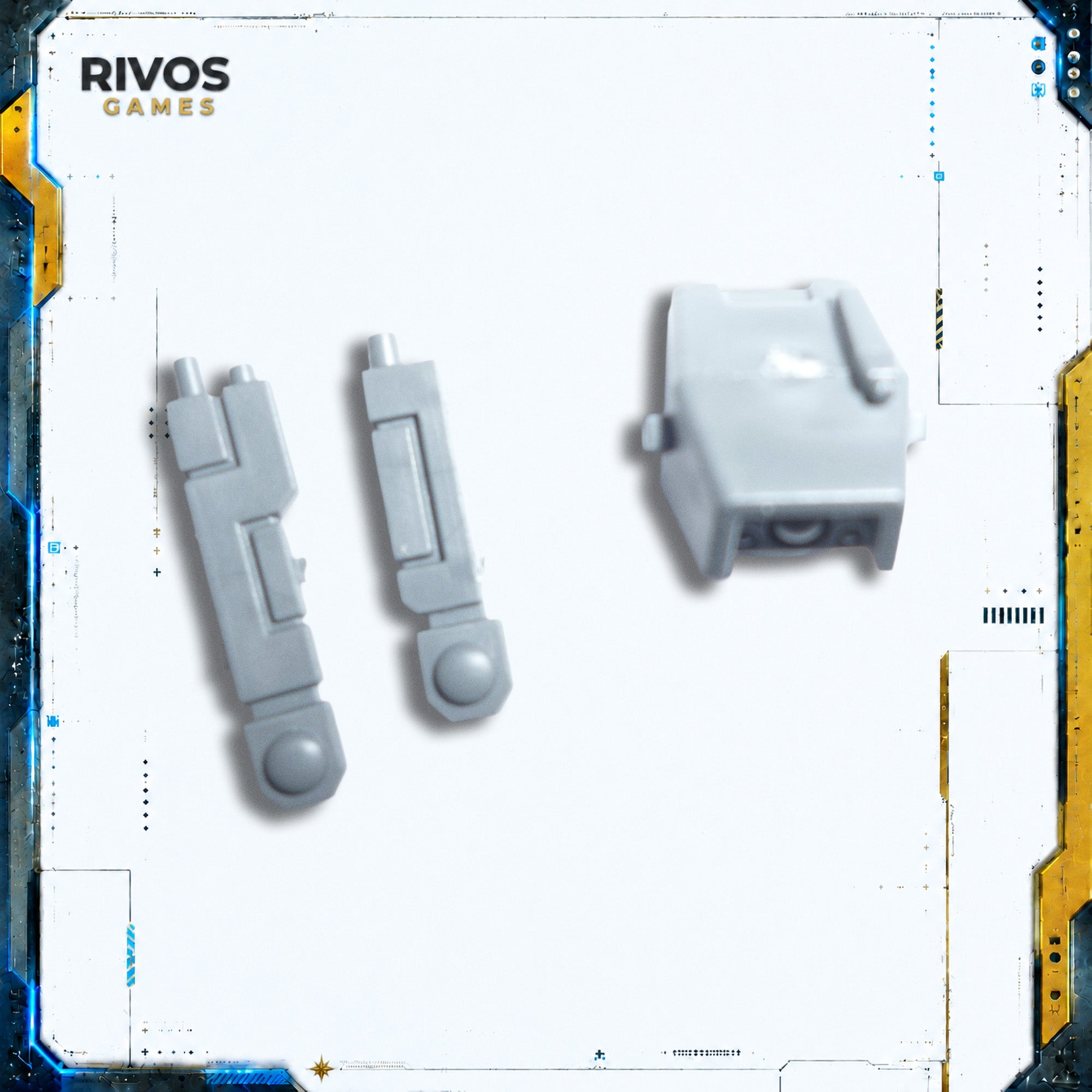 Warhammer 40K Tau Empire xV8 Crisis Battlesuits Head C - Bits (Bitz)