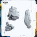 Warhammer 40K Tau Empire xV8 Crisis Battlesuits Head D - Bits (Bitz)