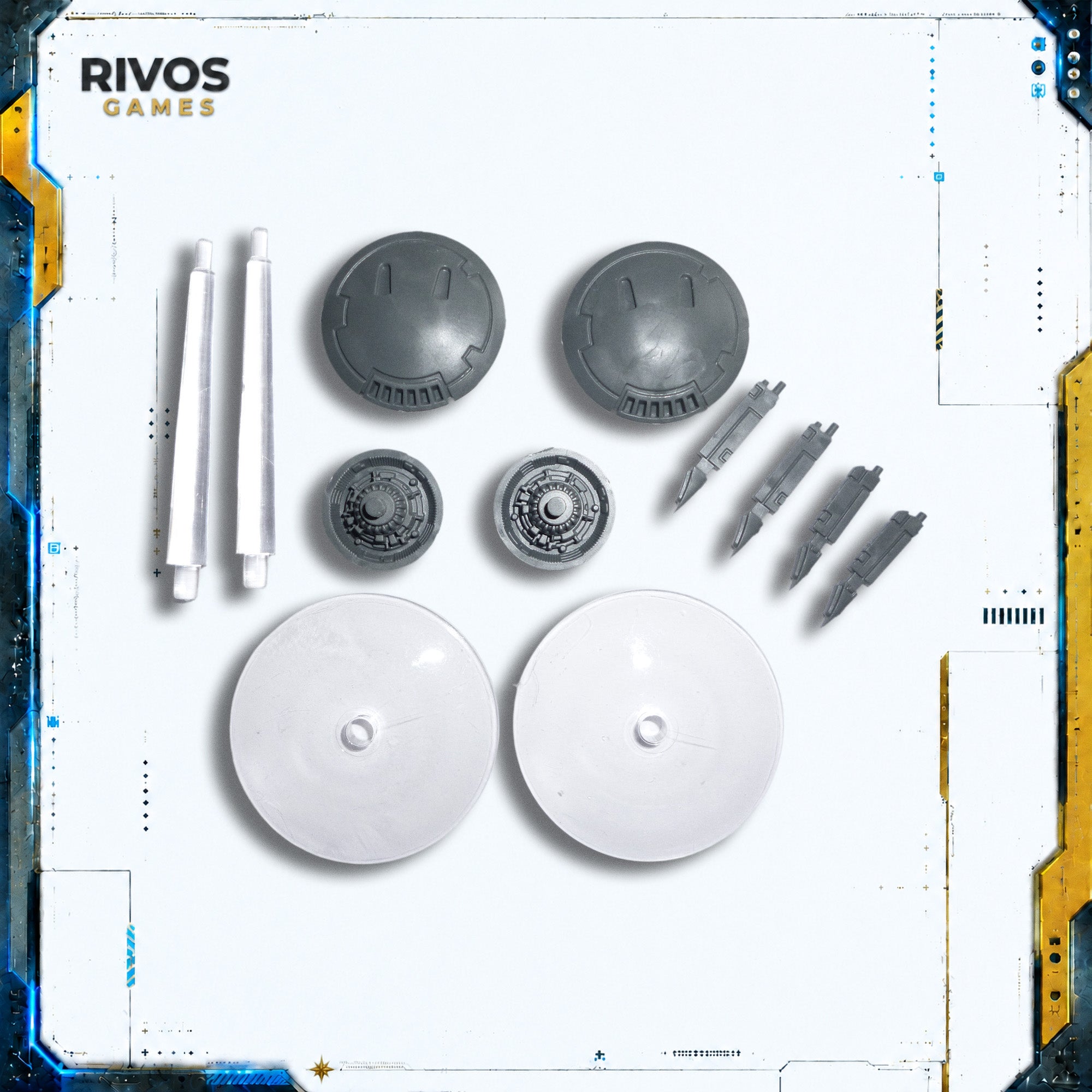 Warhammer 40K Tau Empire xV8 Crisis Battlesuits Shield Drones x 2 - Bits (Bitz)