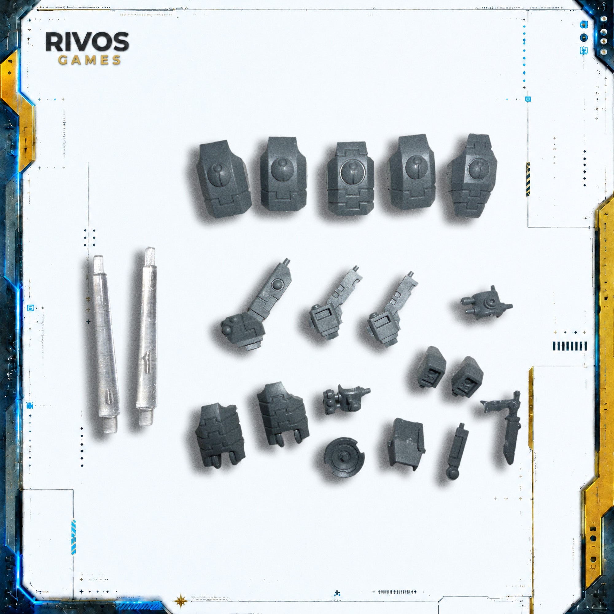 Warhammer 40K Tau Empire xV8 Crisis Battlesuits Accessories - Bits (Bitz)
