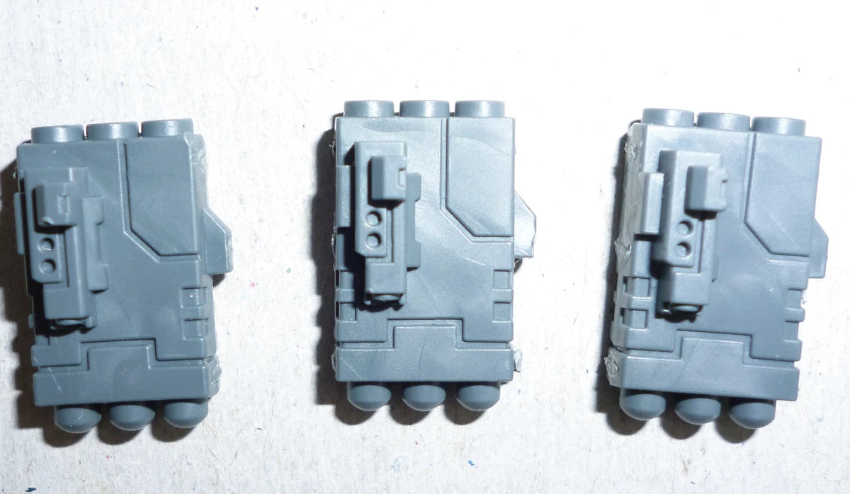 Warhammer 40K Tau Empire xV8 Crisis Battlesuits Missile Pods x 3 Bits Bitz