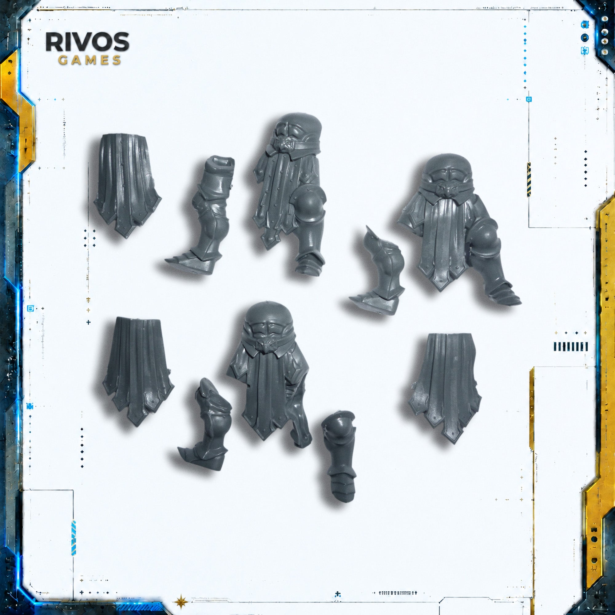 Warhammer Stormcast Eternals Vanguard Raptors Legs x 3 - Bits (Bitz)