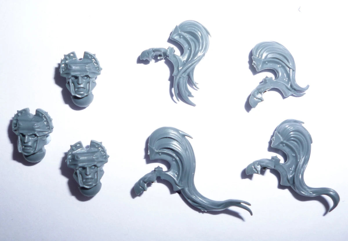 Warhammer Stormcast Eternals Vanguard Raptors Heads and Plumes x 3 Bits Bitz