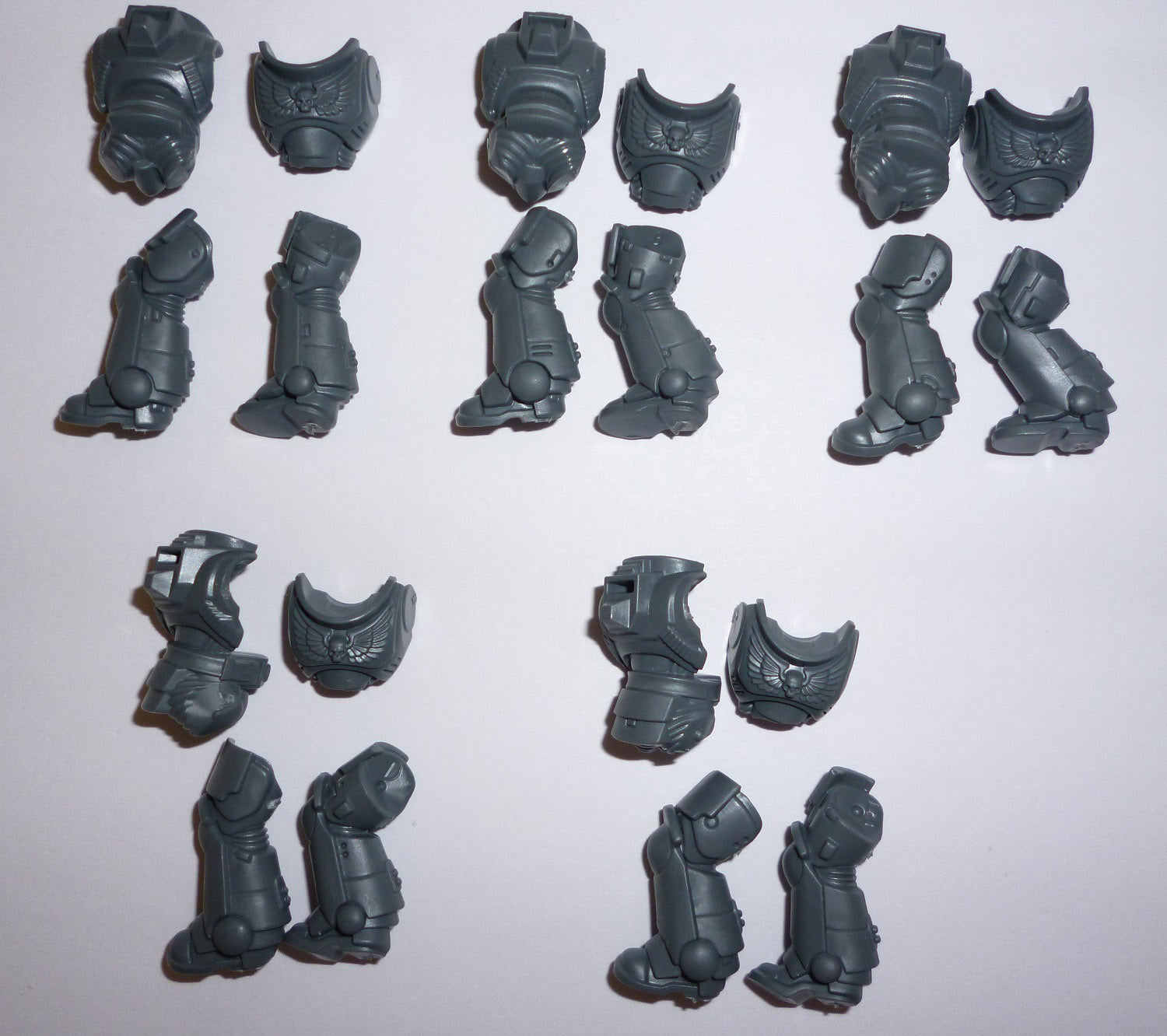 Space Marines Primaris Hellblasters Torso and Legs x 5 - Space Marines - Kitbash Bit