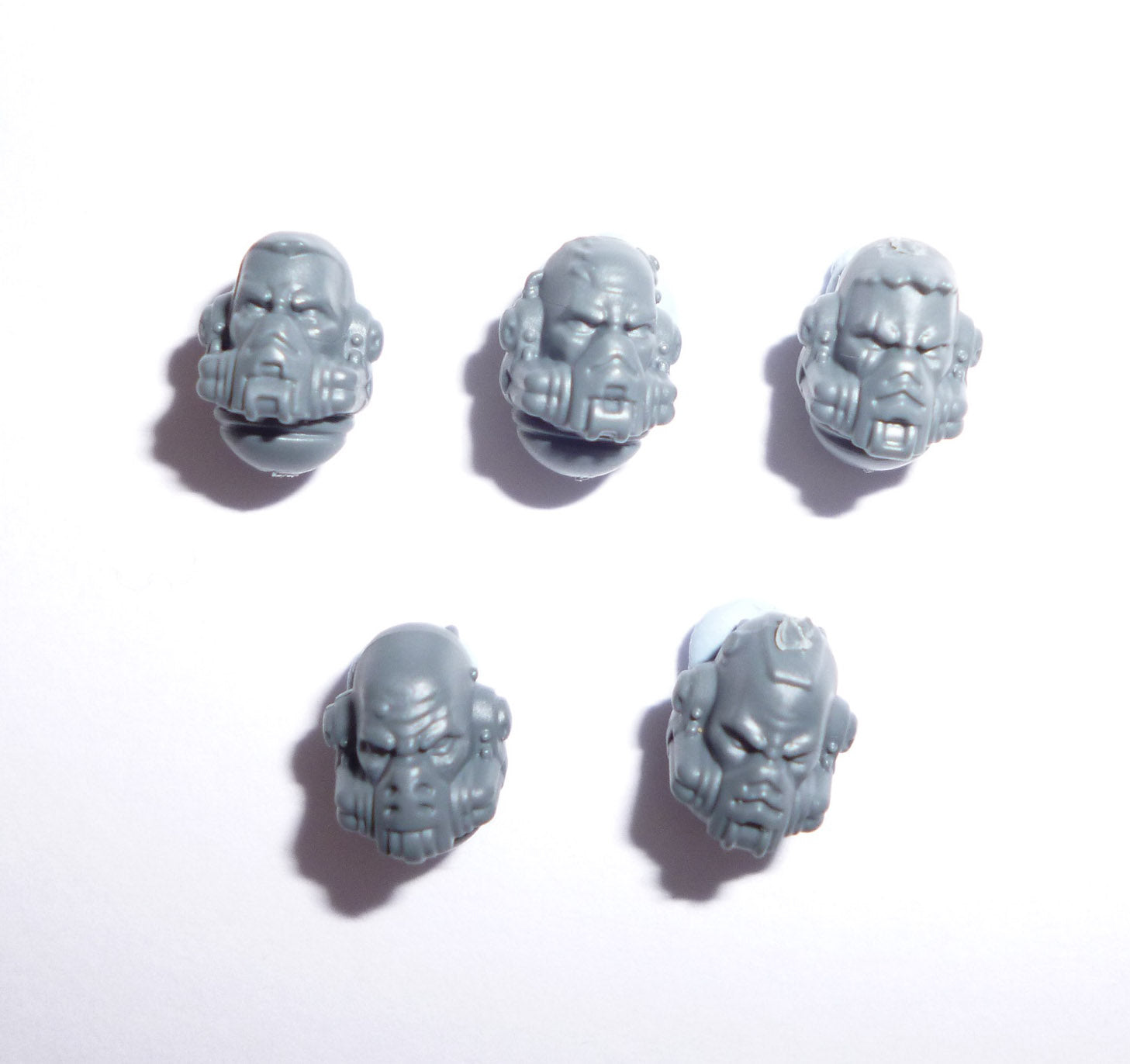 Space Marines Primaris Hellblasters Heads x 5 - Space Marines - Conversion Part