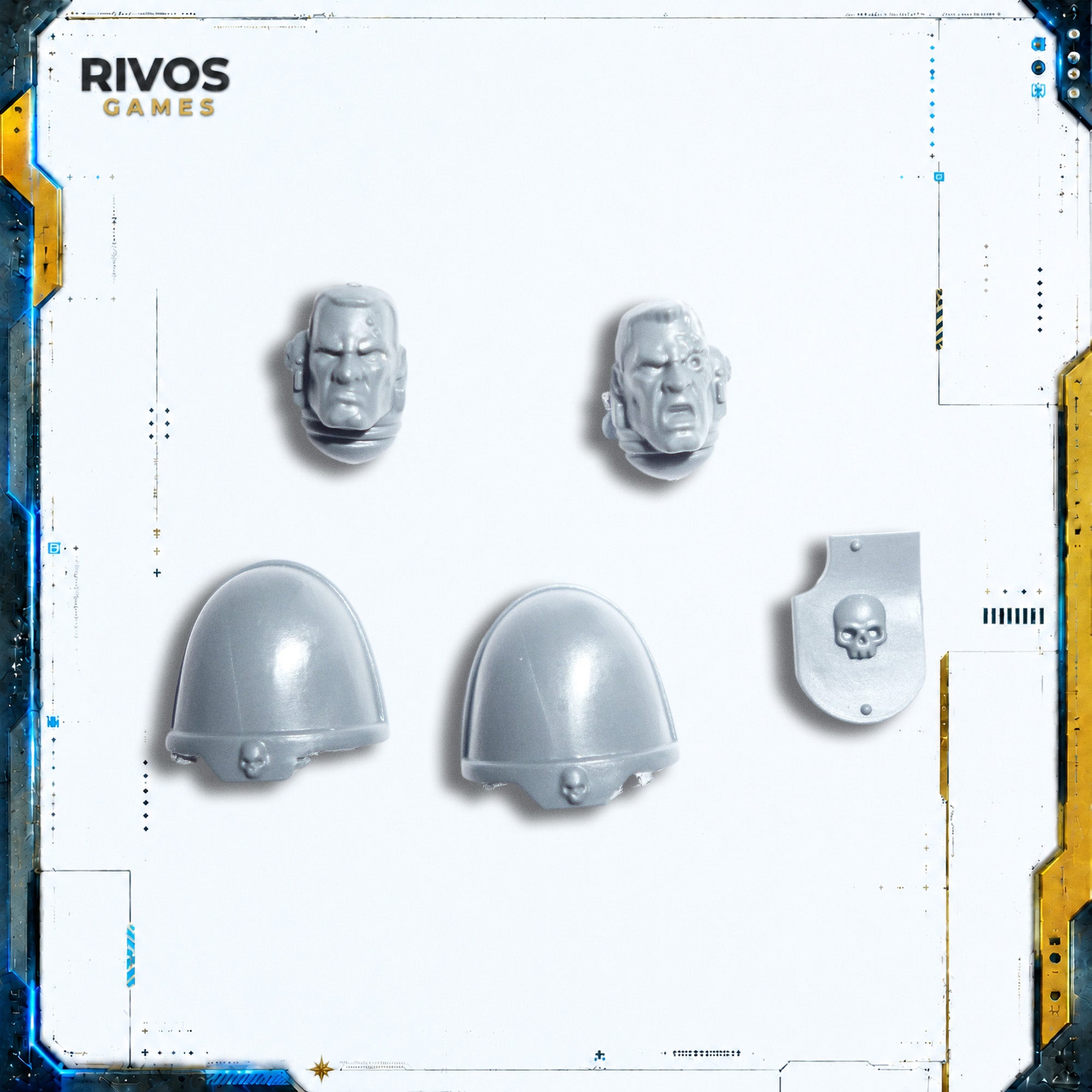 Warhammer 40K Space Marines Primaris Hellblasters Sergeant Accessories - Bits (Bitz)