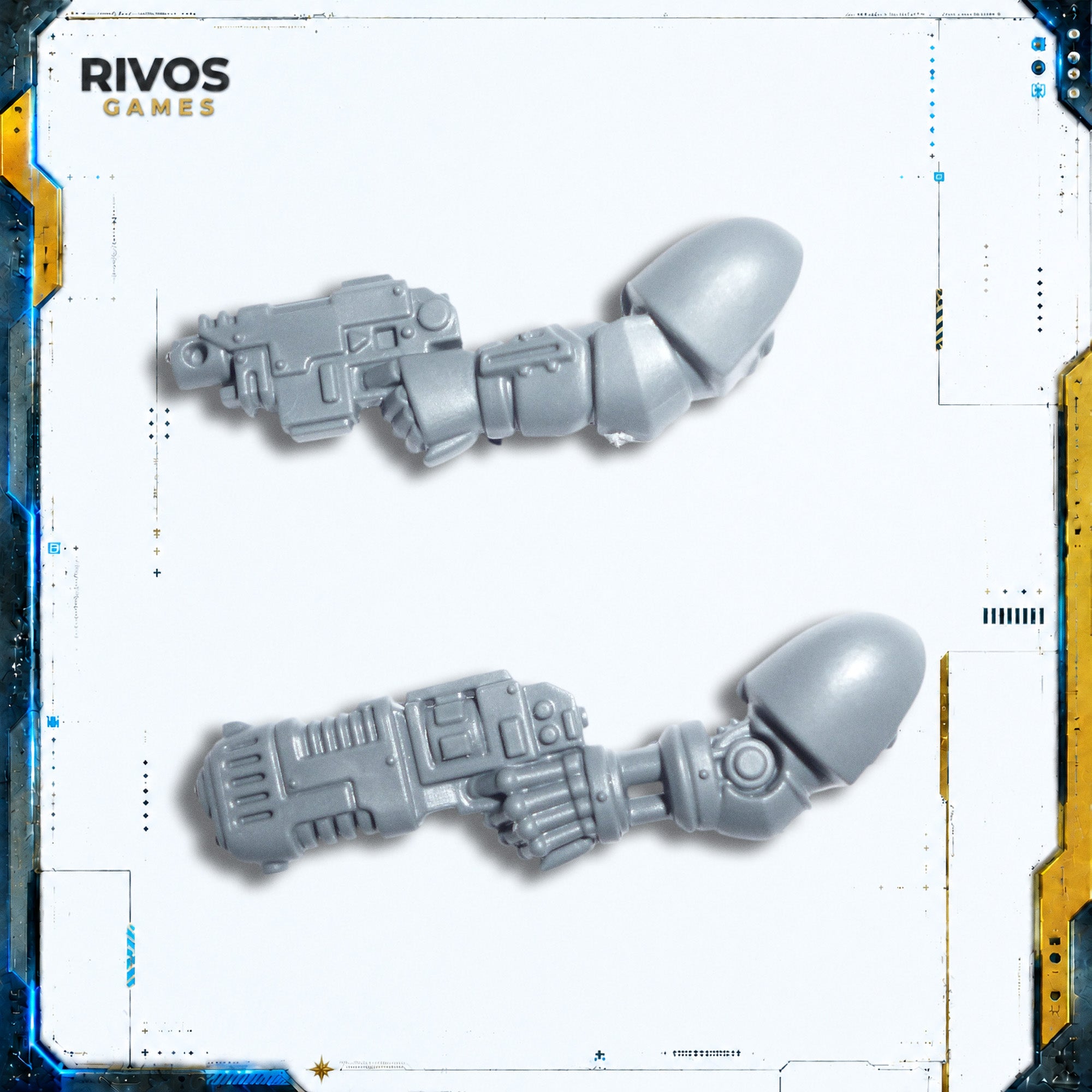 Warhammer 40K Space Marines Primaris Hellblasters Sergeant Pistols x 2 - Bits (Bitz)