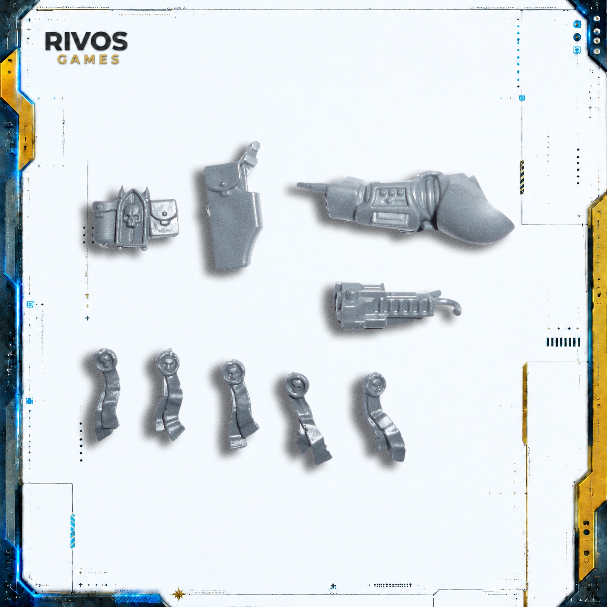 Warhammer 40K Space Marines Primaris Hellblasters Accessories - Bits (Bitz)