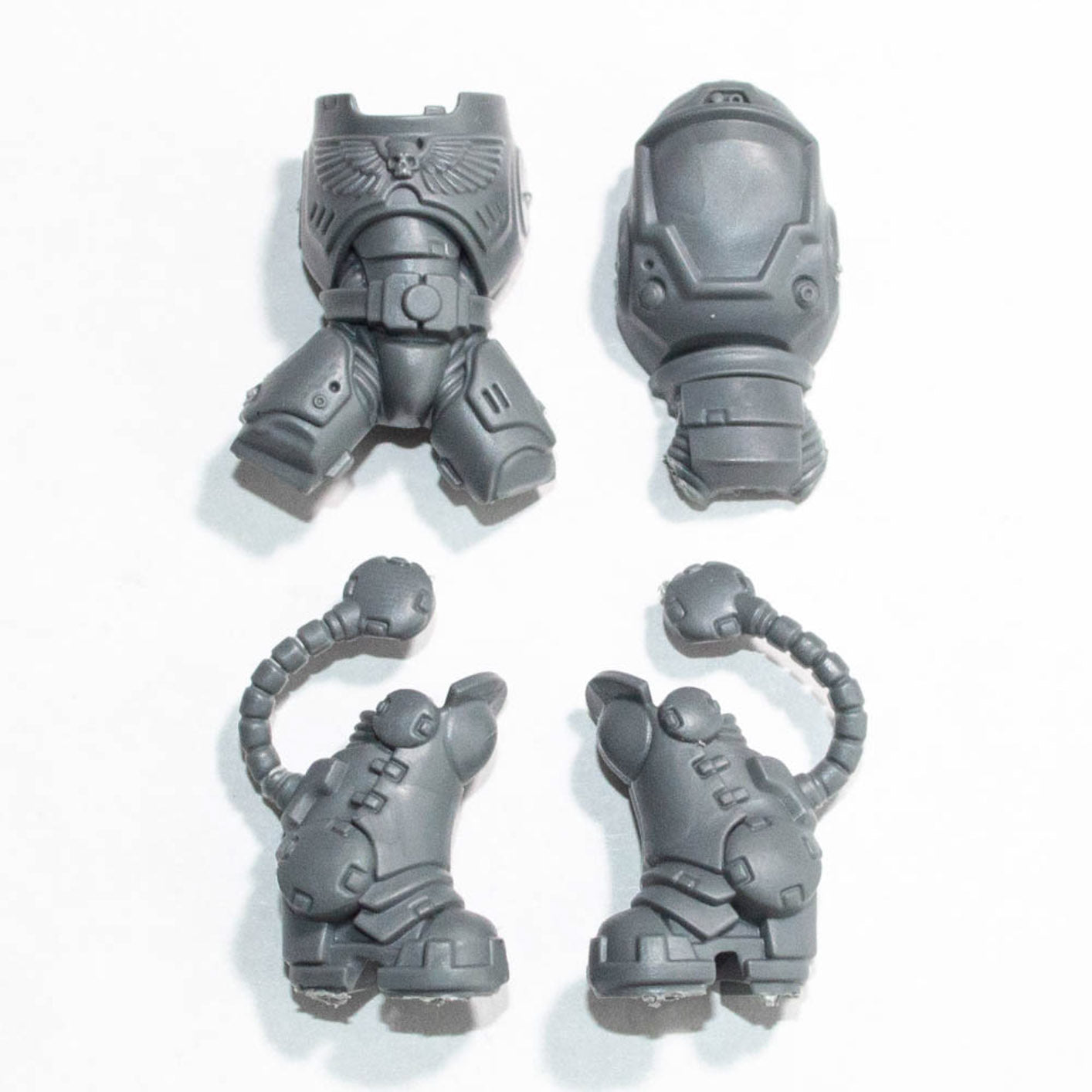 Space Marines Heavy Intercessors Legs and Torso B - Space Marines - Kitbash Bit