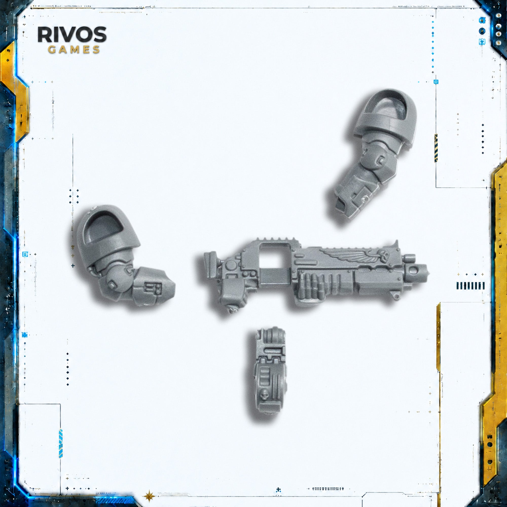 Warhammer 40K Space Marines Heavy Intercessors Hellstorm Bolt Rifle E - Bits (Bitz)