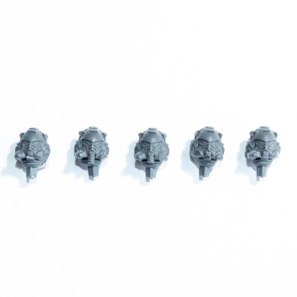 Warhammer 40K Space Marines Heavy Intercessors Helmets x 5 B Bits Bitz