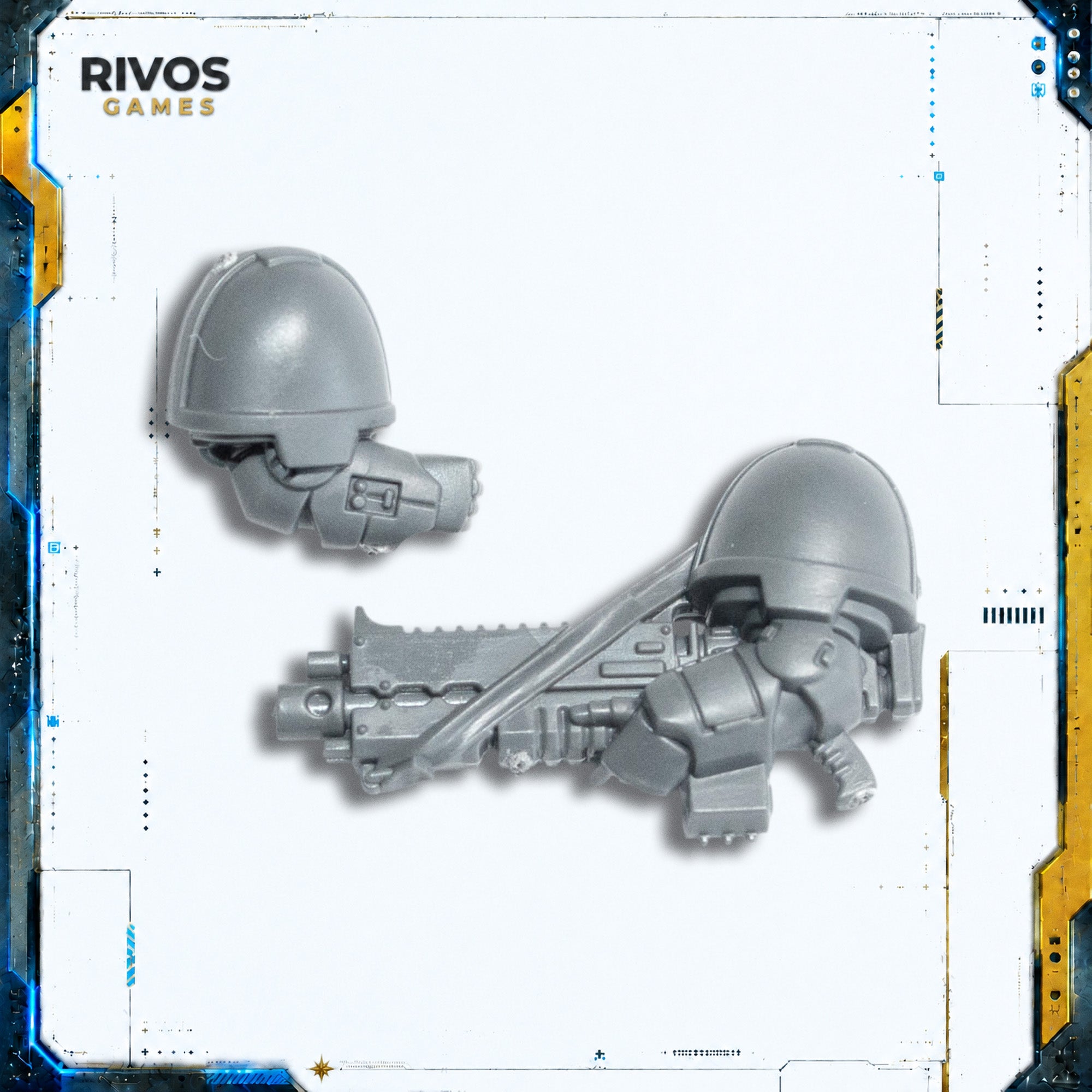 Warhammer 40K Space Marines Heavy Intercessors Heavy Bolt Rifle B - Bits (Bitz)